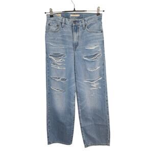 Levi's Baggy Dad Distressed Jeans Size 25- Preloved